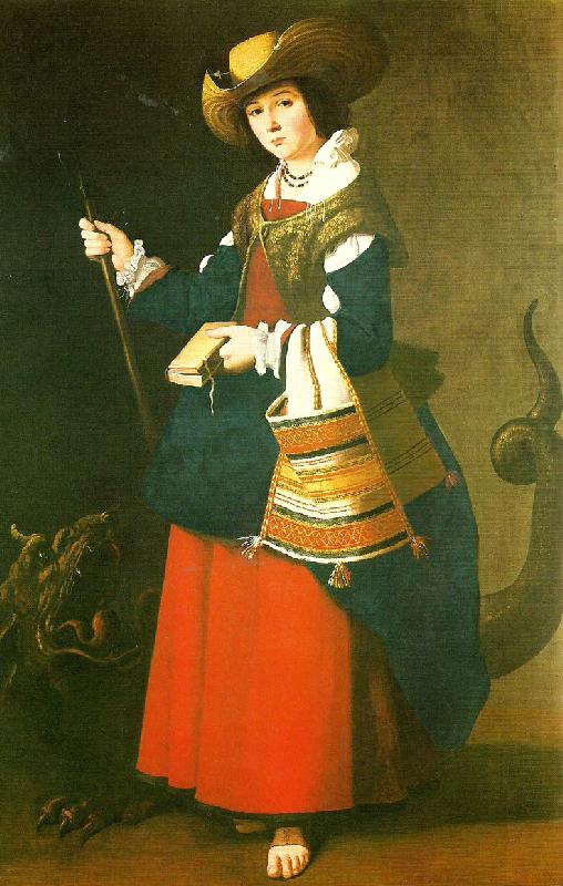 Francisco de Zurbaran st. agatha. china oil painting image